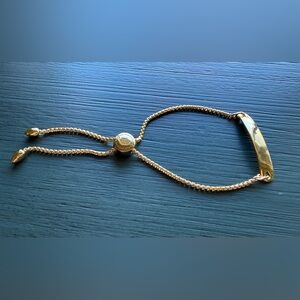 Monica Vinader Havana Chain Friendship Bracelet 18k Yellow Gold Vermeil